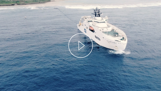 【動画】沖縄エリア 光海底ケーブル整備プロジェクト