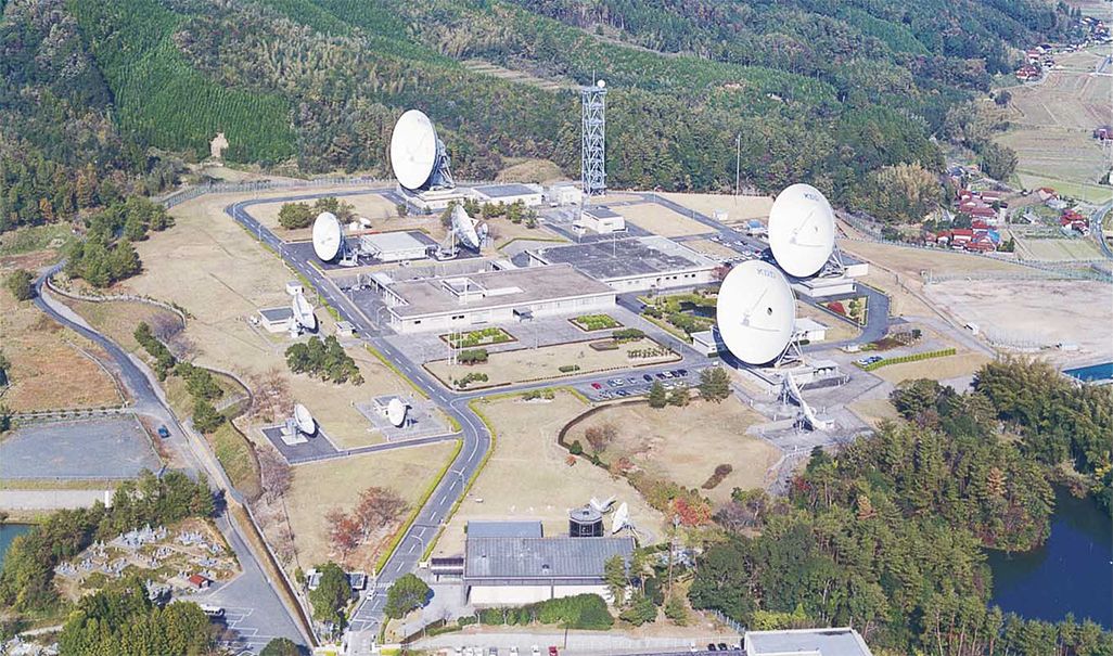 1990年代のKDD山口衛星通信所