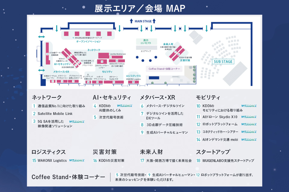 展示エリアＭＡＰ