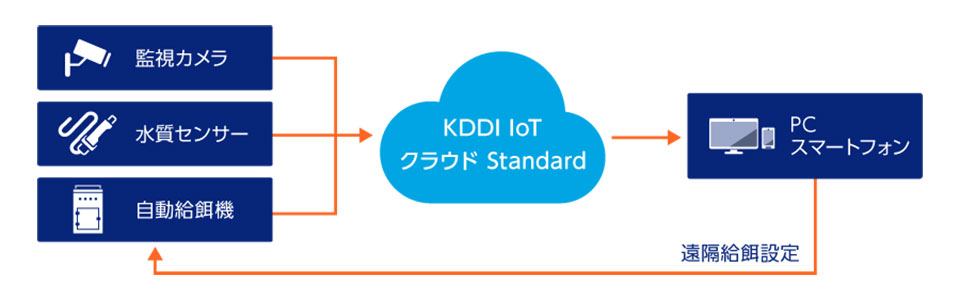 五島ヤマフにおけるKDDI IoTクラウドStandardの活用